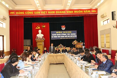 Hội nghị Giao ban công tác Đoàn và phong trào thanh thiếu nhi Khối Huyện quý IV năm 2017